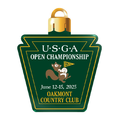 2025 U.S. Open Keystone and Snowglobe Ornaments - Set of Two