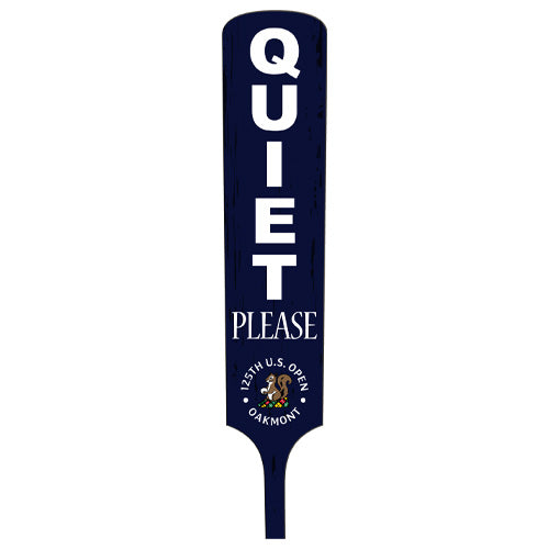 2025 U.S. Open Quiet Please Paddle  - Wall Hanging