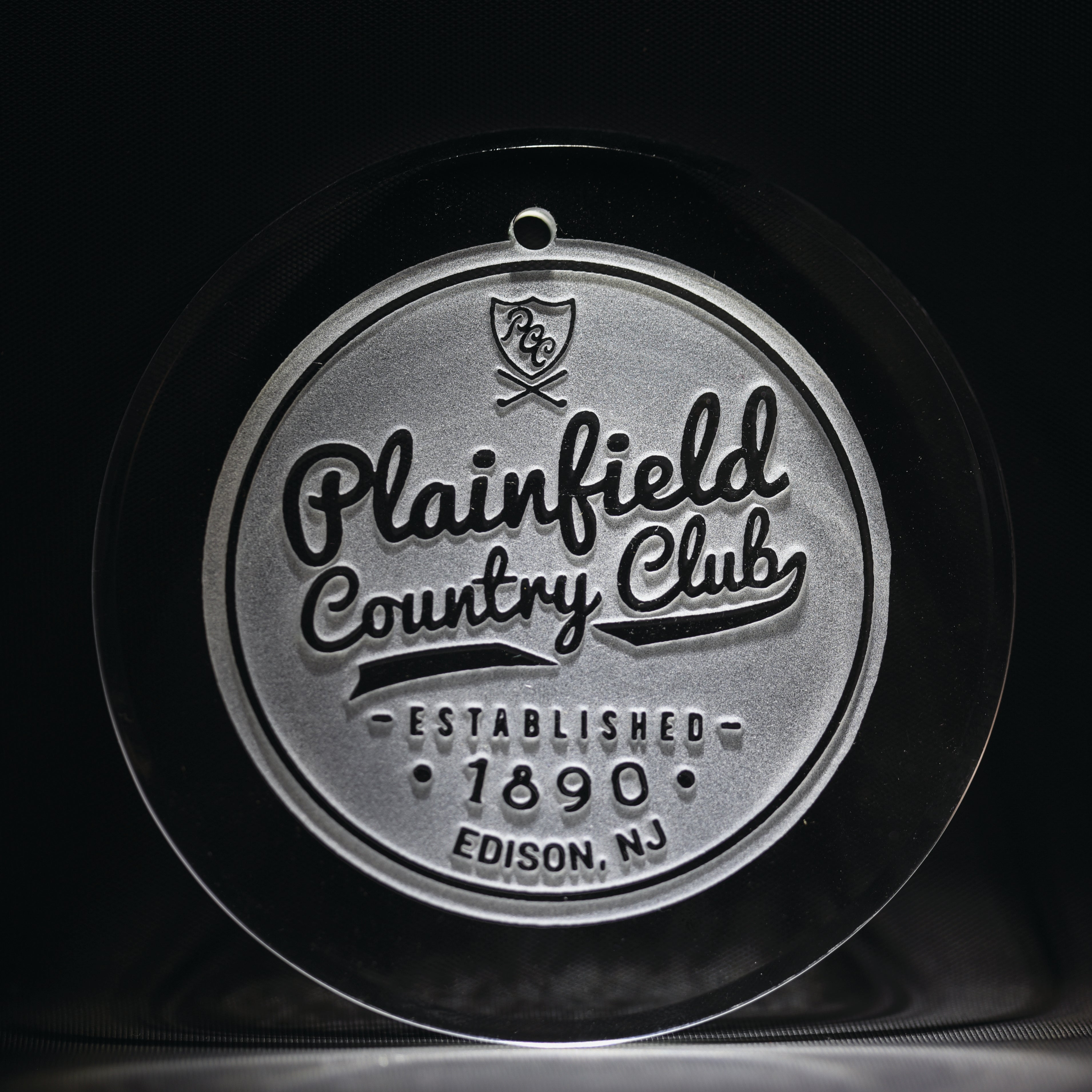 Glass Ornament Signs By the Sea