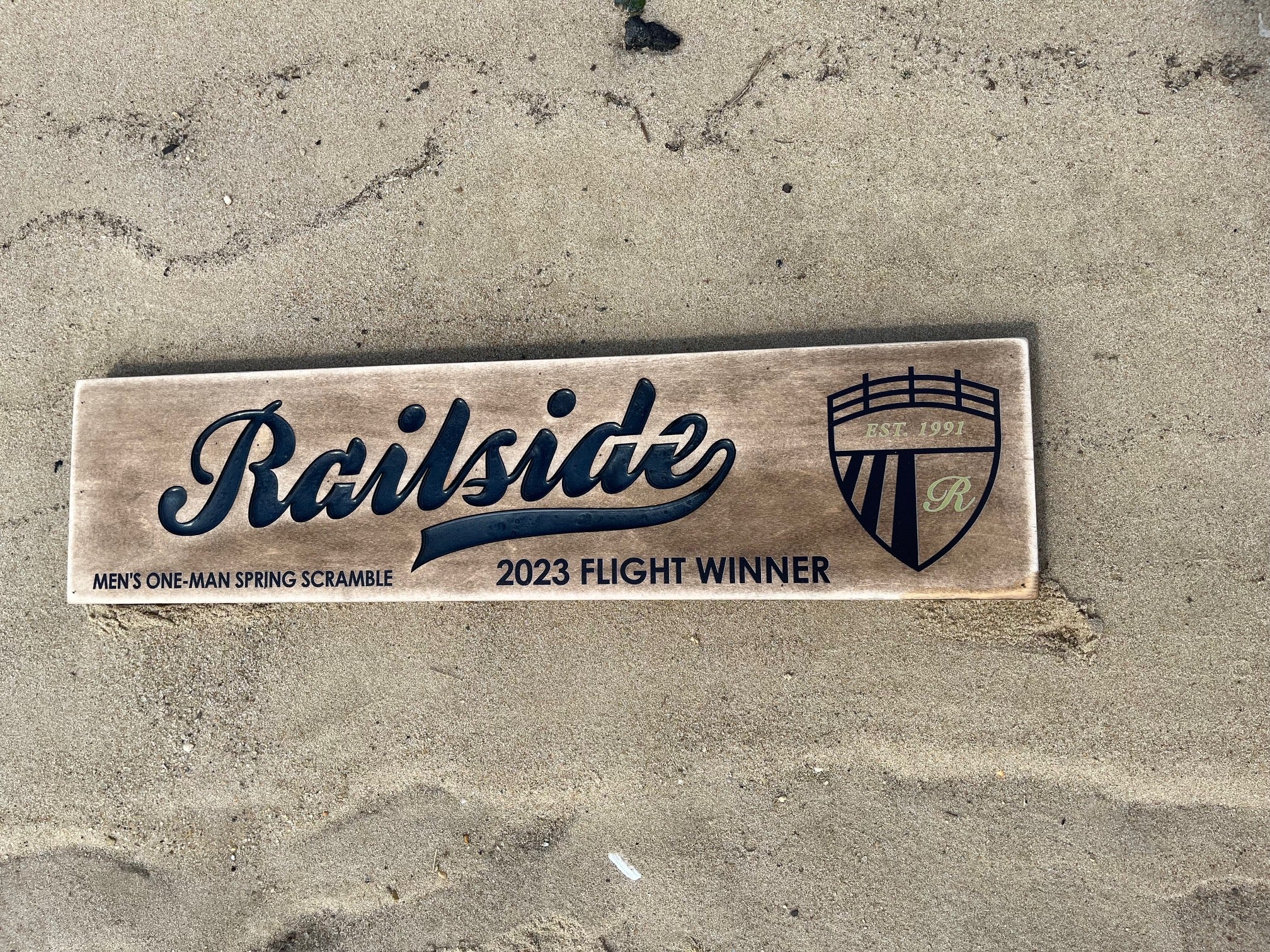 EpoxyFilled Reverse Carved 6x24 signs Signs By the Sea